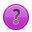 Help Purple Button Icon